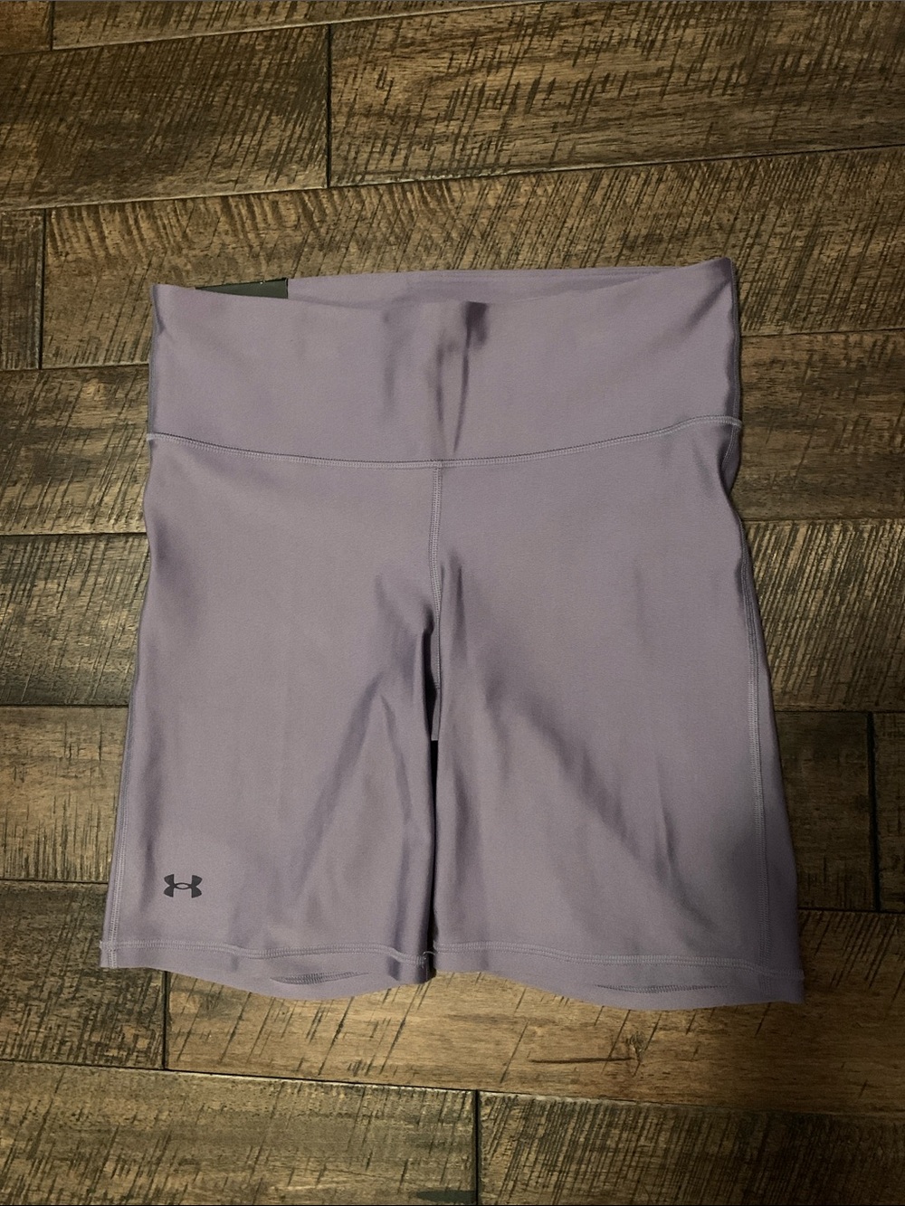 Under Armour Lavender High-Rise Bike Shorts